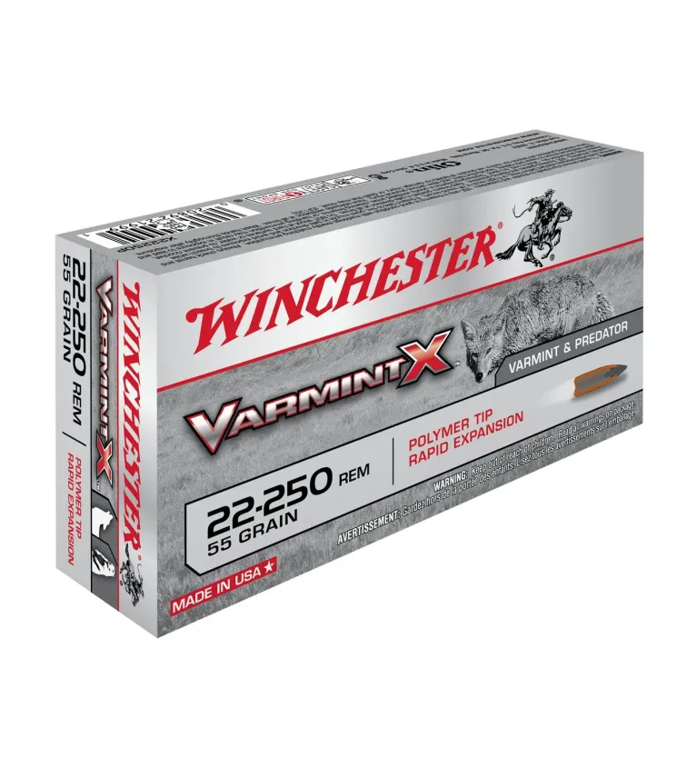 Balles Winchester Varmint X 55 Gr - Cal. 22-250 