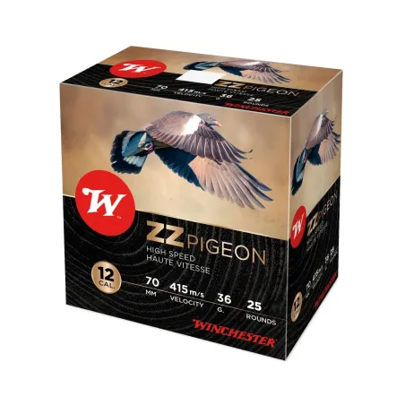 Cartouches Winchester ZZ Pigeon 36 gr - Cal. 12 