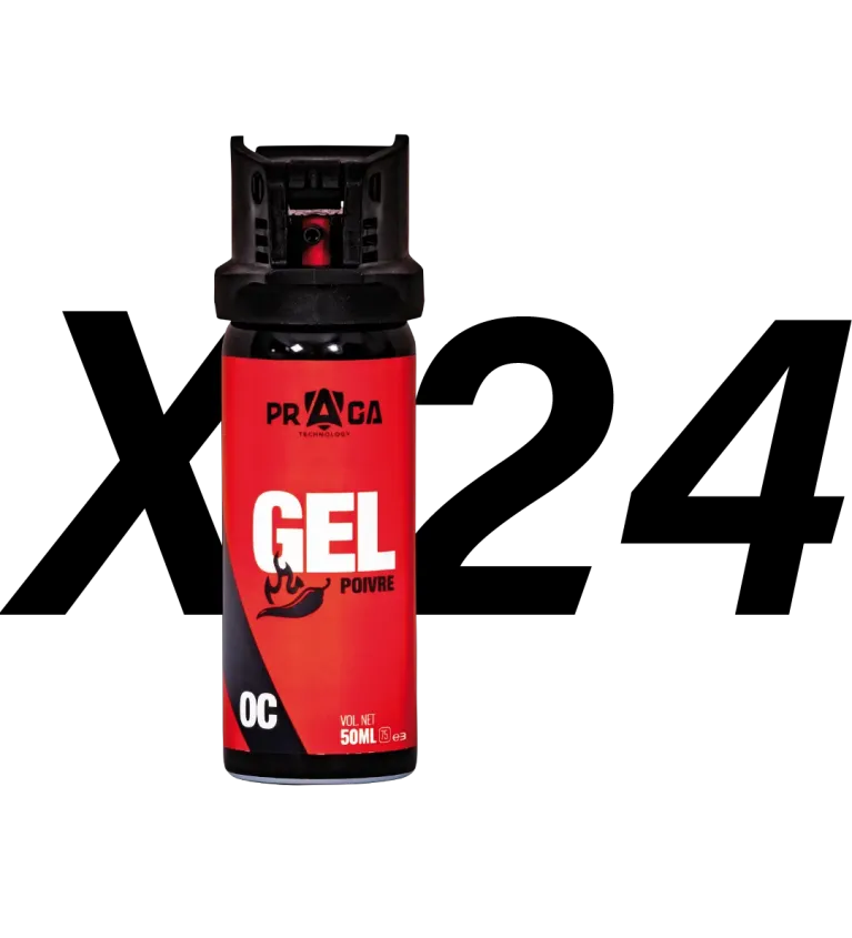 Pack bombes de défense Red Pepper CS 50 ml x24 
