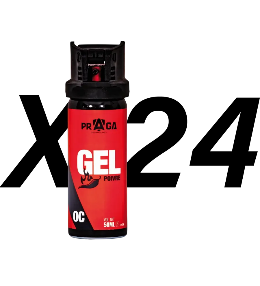 Pack bombes de défense Red Pepper CS 50 ml x24 Pack bombes de défense Red Pepper CS 50 ml x24