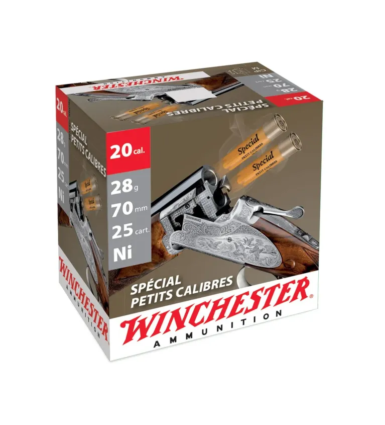 Cartouches Winchester Special Petit Calibre 28 gr - Cal. 20 