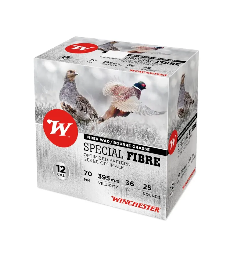 Cartouches Winchester Special Fibre 36 gr - Cal. 12 