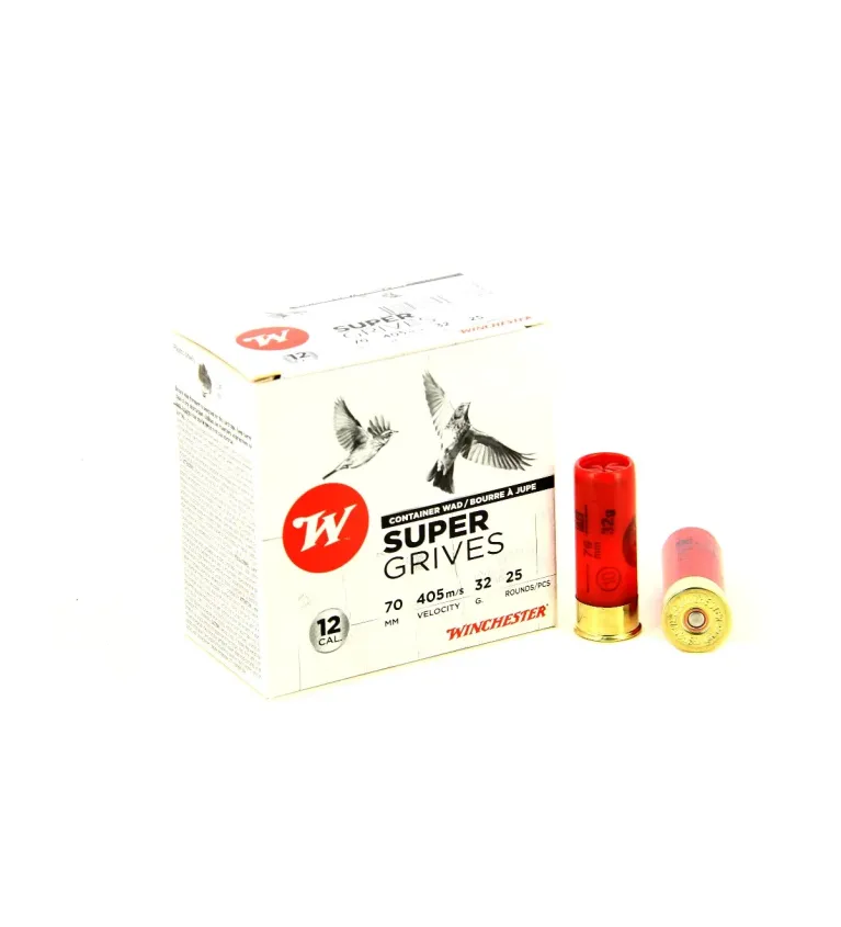 Cartouches Winchester Super Grives 32 gr - Cal. 12 