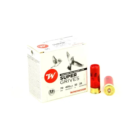 Cartouches Winchester Super Grives 32 gr - Cal. 12 