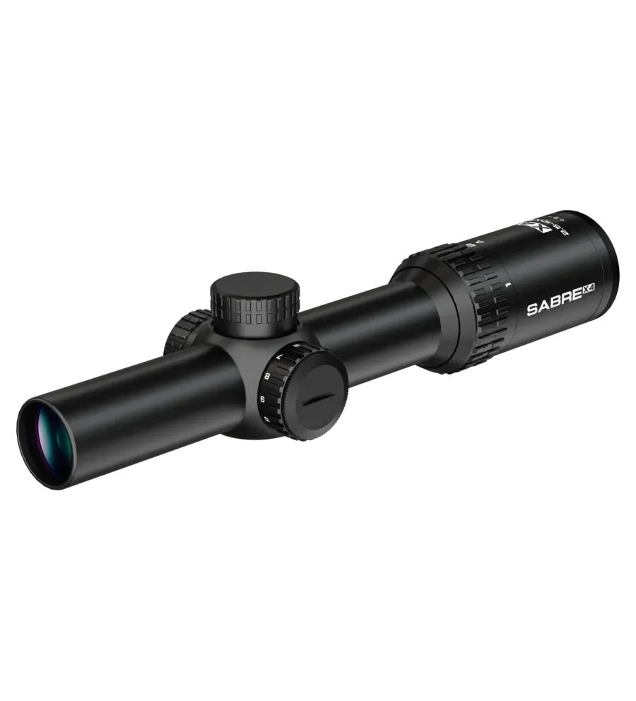 Lunette Sabre Optics 1-4x24 Ret 4 Dot Rouge Vert X4 Lunette Sabre Optics 1-4x24 Ret 4 Dot Rouge Vert X4