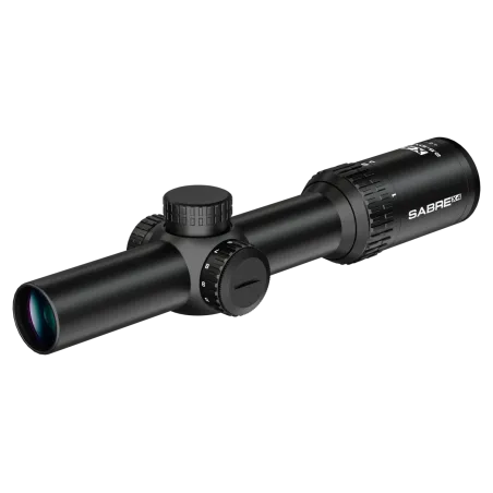 Lunette Sabre Optics 1-4x24 Ret 4 Dot Rouge Vert X4 