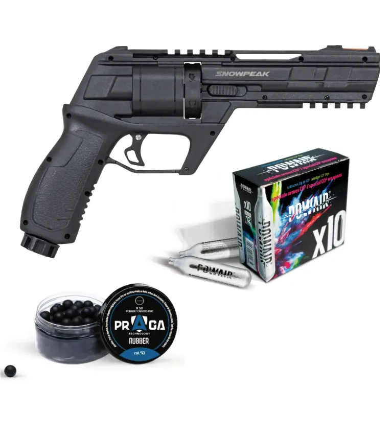 Pack Revolver Cp300 C50 13J + Co2 + Billes 