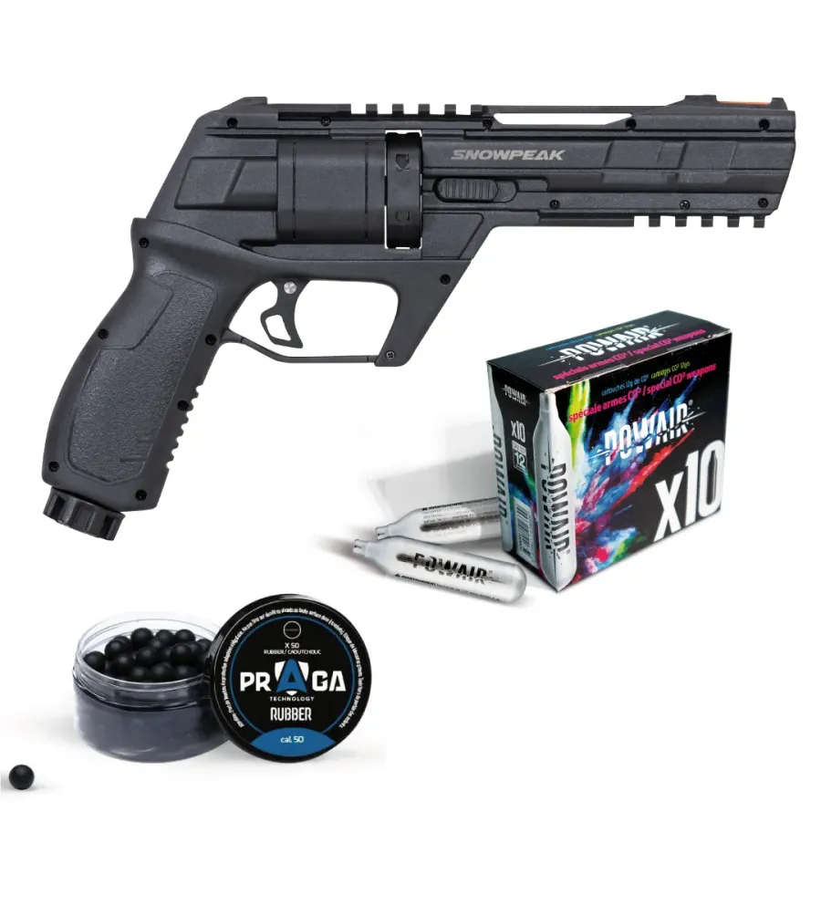Pack Revolver Cp300 C50 13J + Co2 + Billes 