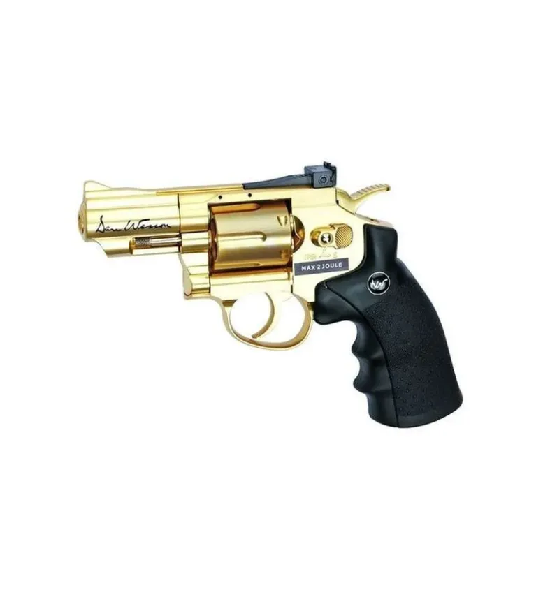 Revolver CO2 ASG Dan Wesson 2,5" Gold - BBs 