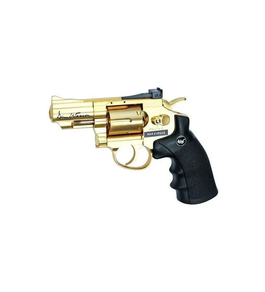 Revolver CO2 ASG Dan Wesson 2,5" Gold - BBs Revolver CO2 ASG Dan Wesson 2,5" Gold - BBs
