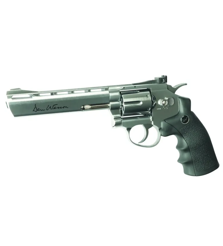 Revolver CO2 ASG Dan Wesson 6" Chrome - BBs 