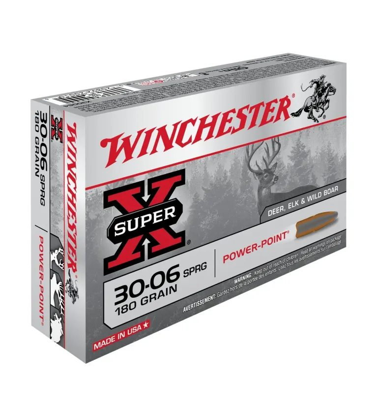 Balles Winchester Super X Power Point 180 Gr - Cal. 30-06 SPR 