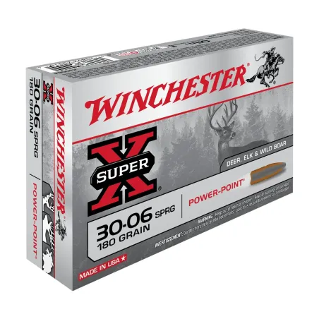 Balles Winchester Super X Power Point 180 Gr - Cal. 30-06 SPR 