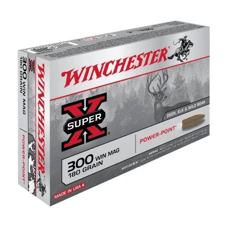 Balles Winchester Super X Power Point 180 Gr - Cal. 300 WM 