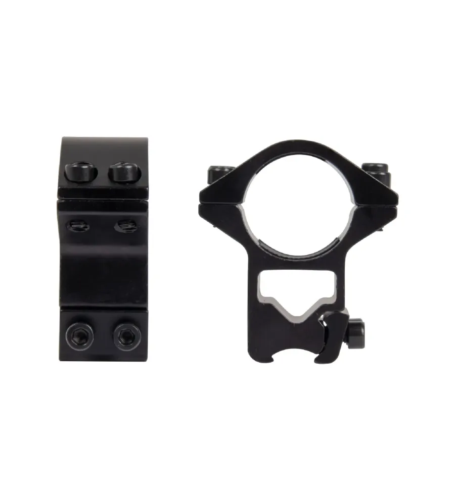 Colliers légers pour lunette diam. 25,4 mm - H 18 mm - Rail 11 mm Colliers légers pour lunette diam. 25,4 mm - H 18 mm - Rail 11 mm