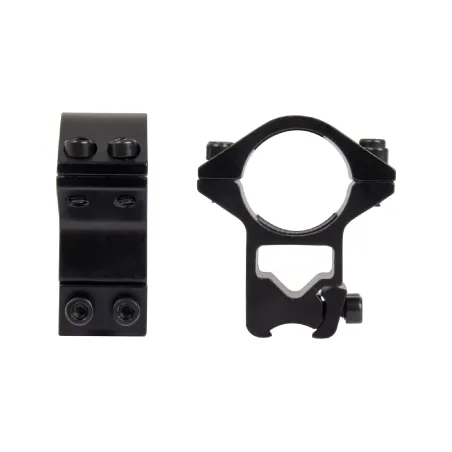 Colliers légers pour lunette diam. 25,4 mm - H 18 mm - Rail 11 mm 