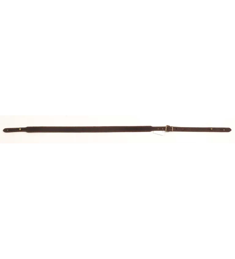 Bretelle pour arme cuir vieilli à bouton Colombi 