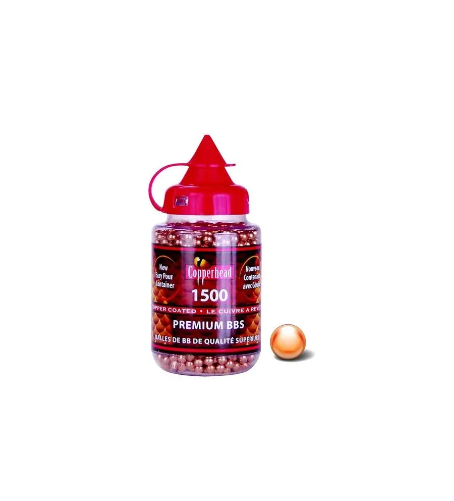 Billes Acier Cuivrees Copperhead BB - Cal. 4.5mm Billes Acier Cuivrees Copperhead BB - Cal. 4.5mm