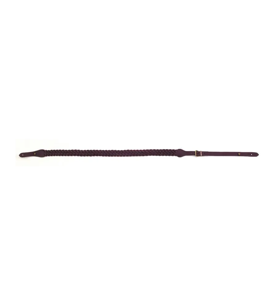 Bretelle pour arme cuir tressé Colombi Bretelle pour arme cuir tressé Colombi