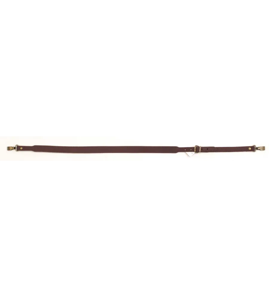 Bretelle pour arme cuir avec mousquetons Colombi Bretelle pour arme cuir avec mousquetons Colombi