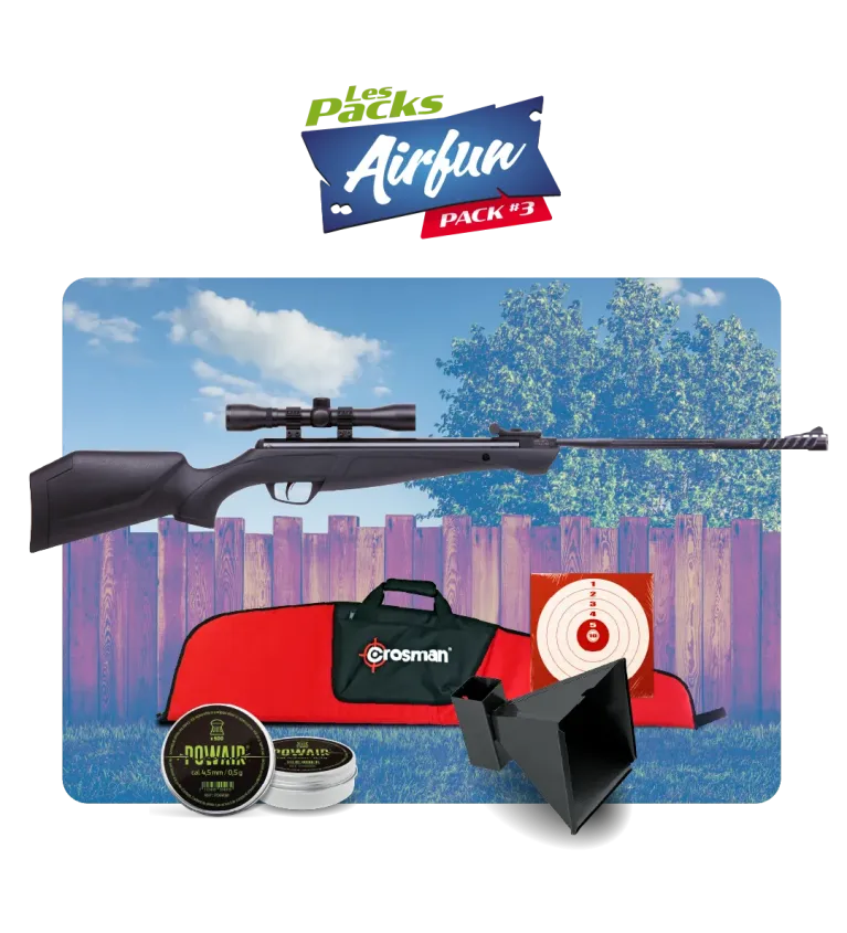 Pack Airfun Crosman Shockwave - Cal. 4,5 mm - 19,9 J 