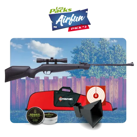 Pack Airfun Crosman Shockwave - Cal. 4,5 mm - 19,9 J 