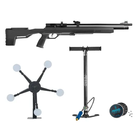 Pack carabine PCP Crosman Icon 19,9 J + pompe + cible + plombs 