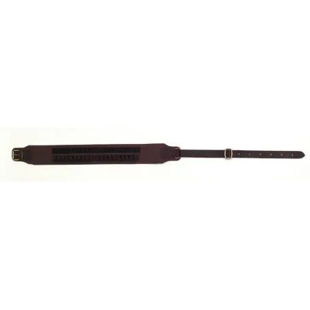 Cartouchiere 20 Balles Winchester cuir vieilli Colombi 
