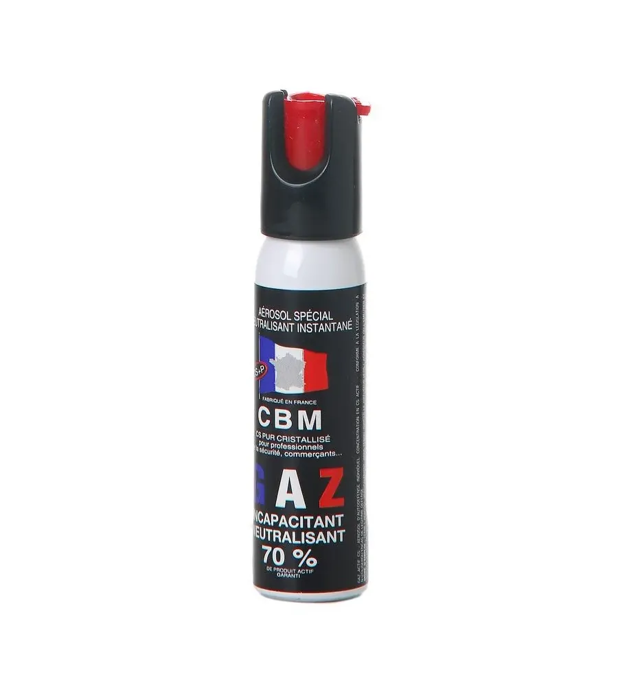 Bombe de défense CBM à gaz - 1/4 de tour - 25 ml Bombe de défense CBM à gaz - 1/4 de tour - 25 ml