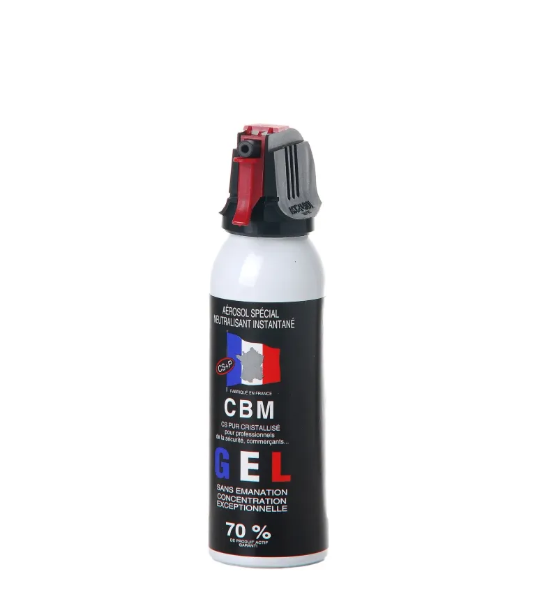 Bombe de défense CBM à gel - Accusol - 100 ml 