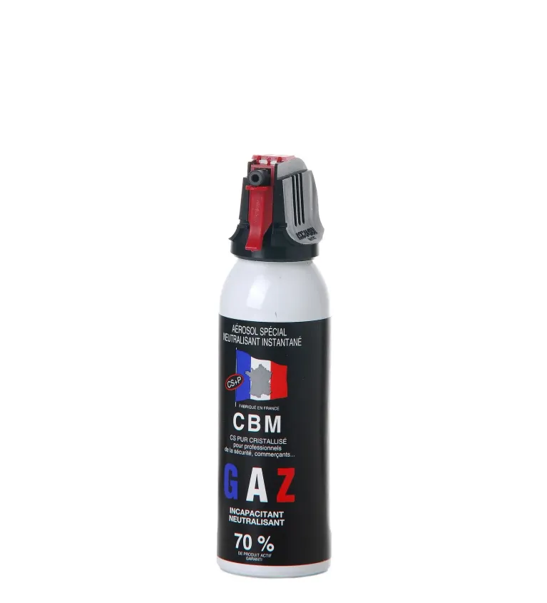 Bombe de défense CBM à gaz - Accusol - 100 ml 