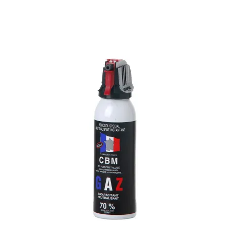 Bombe de défense CBM à gaz - Accusol - 100 ml 