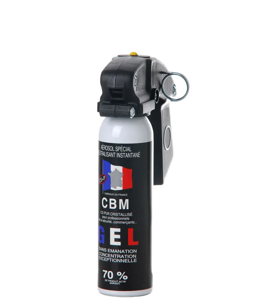 Bombe de défense CBM à gel - Poignée - 100 ml Bombe de défense CBM à gel - Poignée - 100 ml