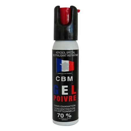 Bombe de défense CBM Red Pepper - 1/4 de tour - 25 ml 