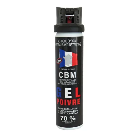 Bombe de défense CBM Red Pepper - Clapet - 75 ml 