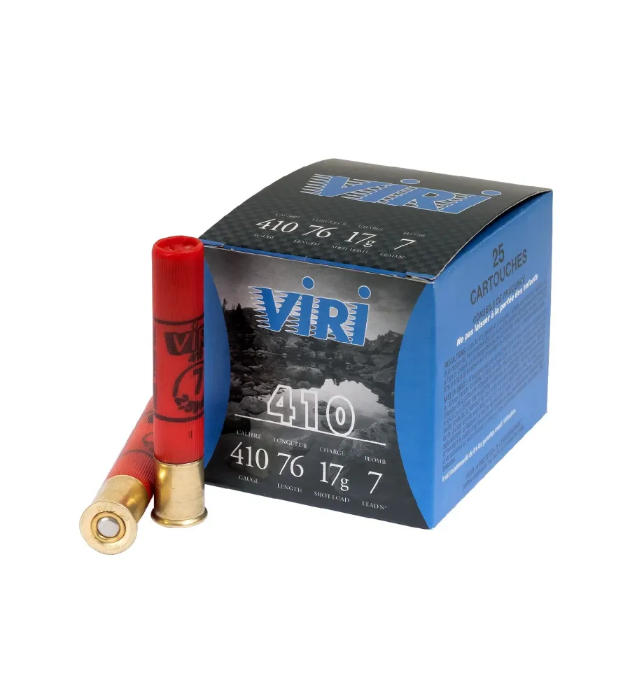 Cartouches Viri 17 gr - Cal. 410 Cartouches Viri 17 gr - Cal. 410