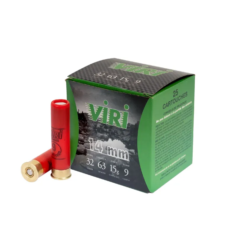 Cartouches Viri 15 gr - Cal. 14 mm 