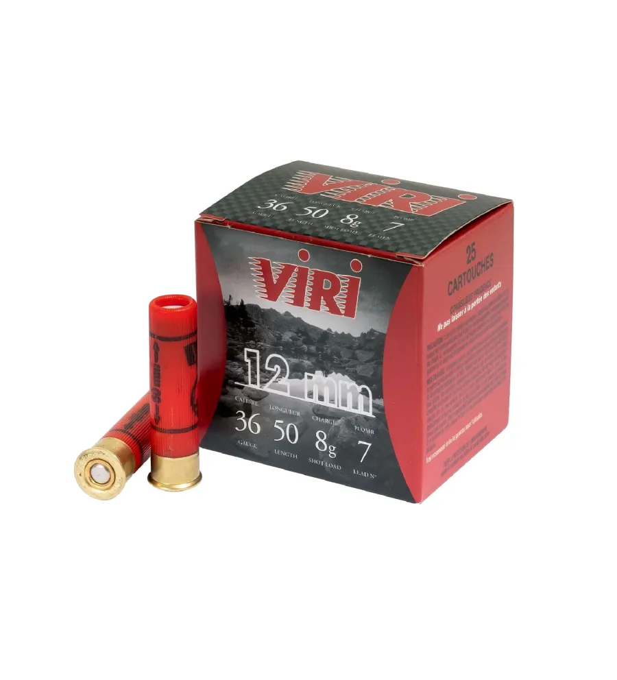 Cartouches Viri 8 gr - Cal. 12 mm 