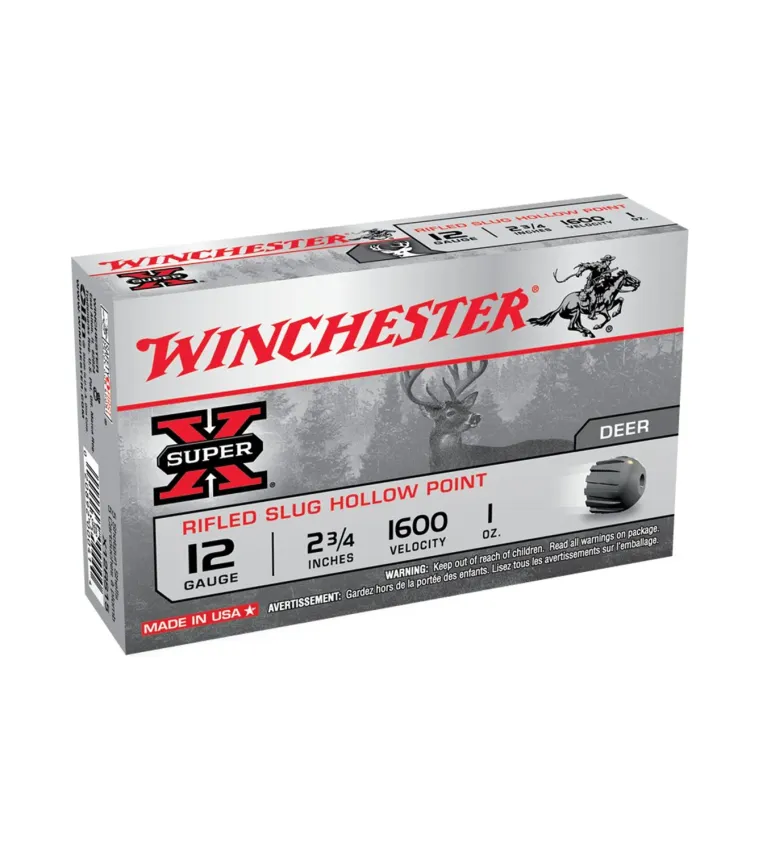 Balles Winchester Winchester Slug Super X Rifled HP 28 gr - Cal. 12 