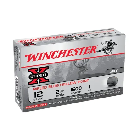 Balles Winchester Winchester Slug Super X Rifled HP 28 gr - Cal. 12 