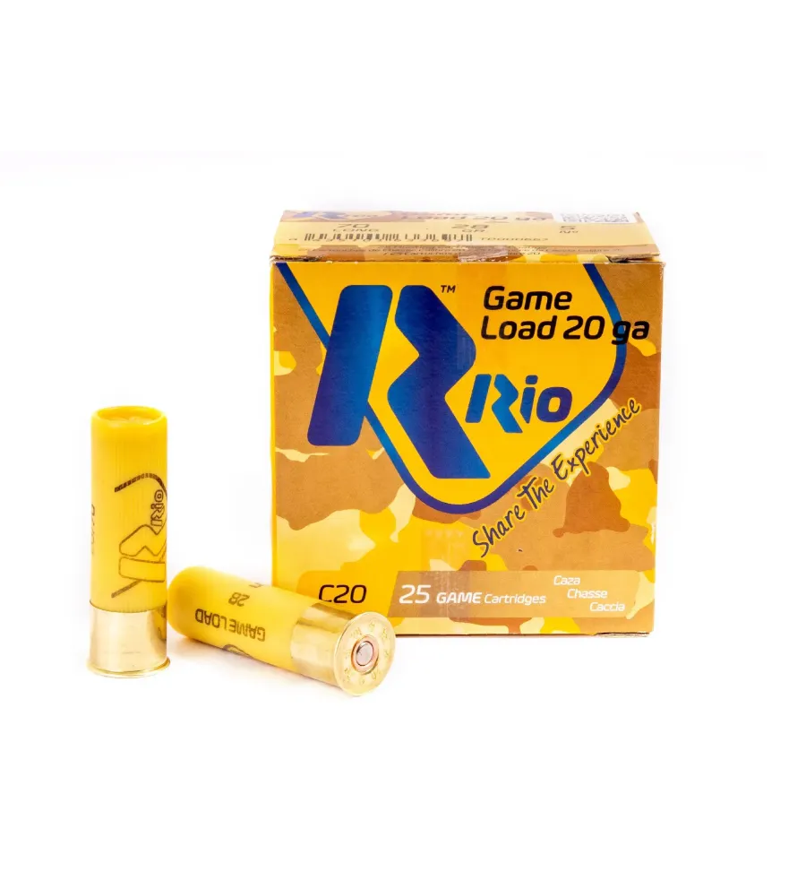 Cartouches Rio Game Load 28 gr - Cal. 20 Cartouches Rio Game Load 28 gr - Cal. 20