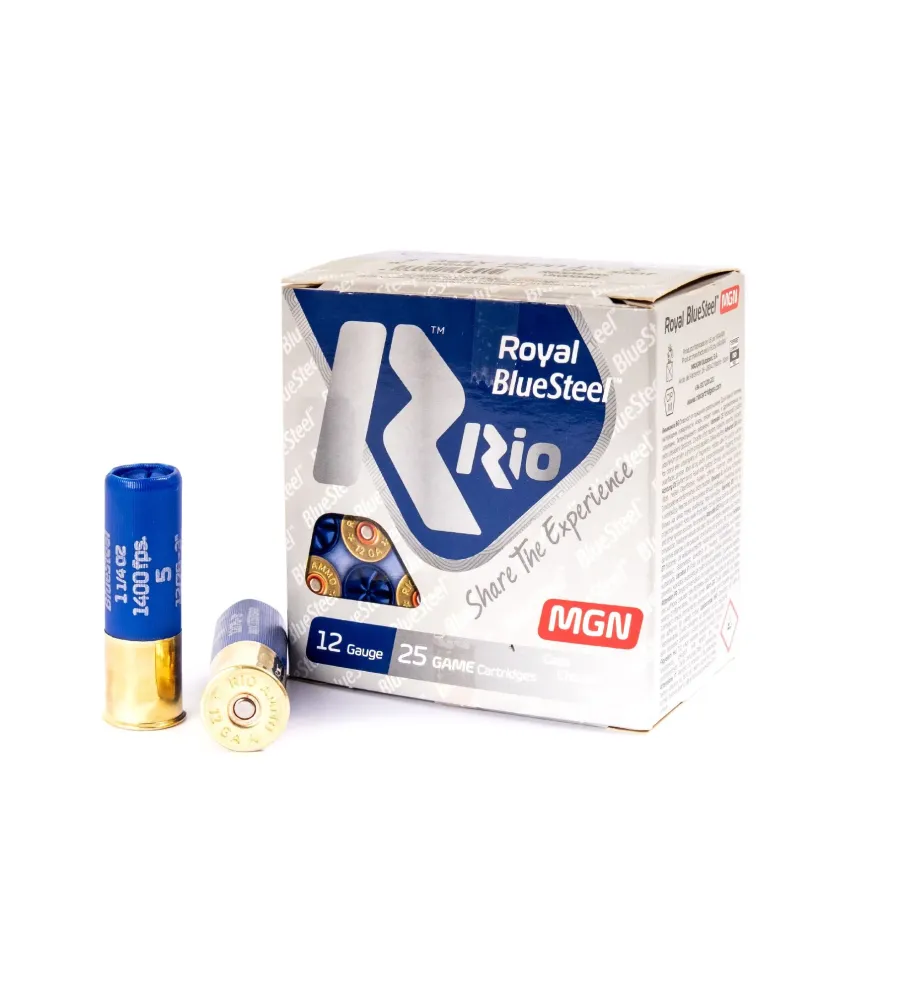 Cartouches Rio Bluesteel 36 gr - Cal. 12/76 Cartouches Rio Bluesteel 36 gr - Cal. 12/76