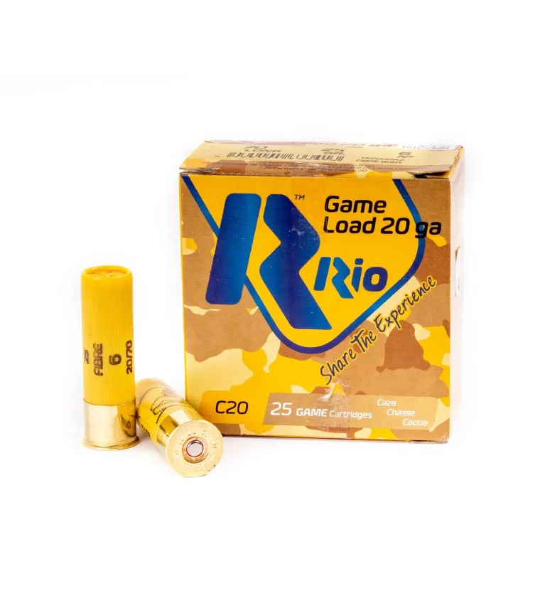 Cartouches Rio Game Load BG - 25 gr - Cal. 20 