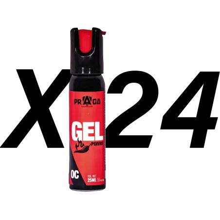 Pack bombes de défense Red Pepper CS 25 ml x24 