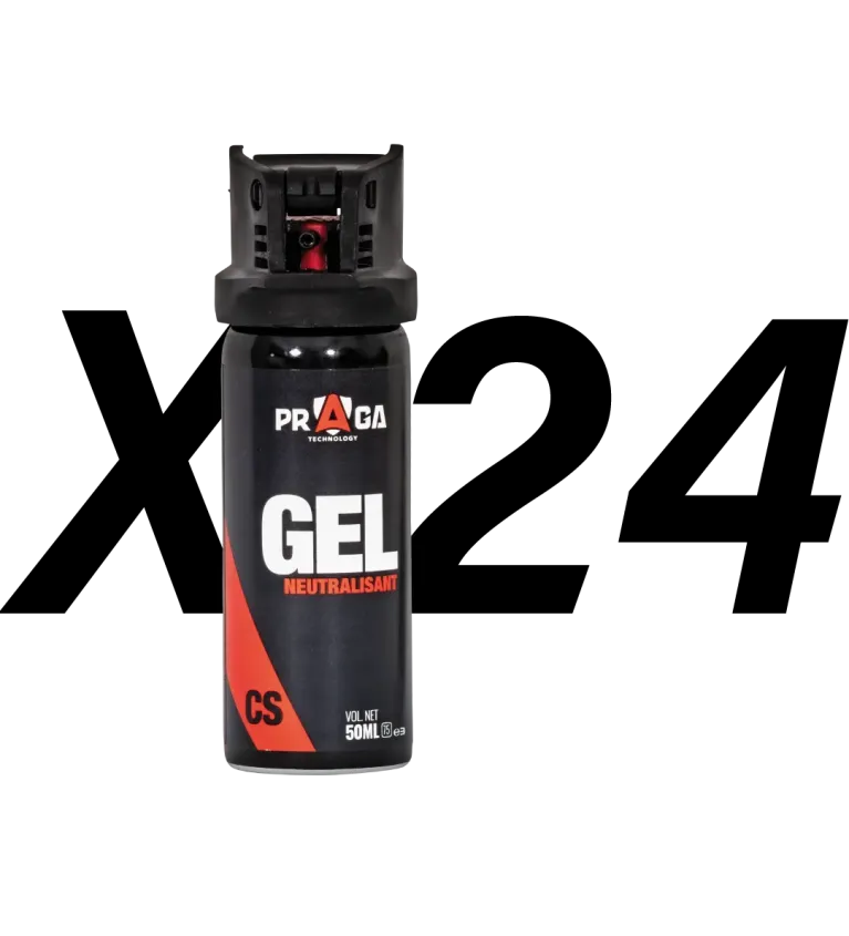 Pack bombes de défense gel CS 50 ml x24 