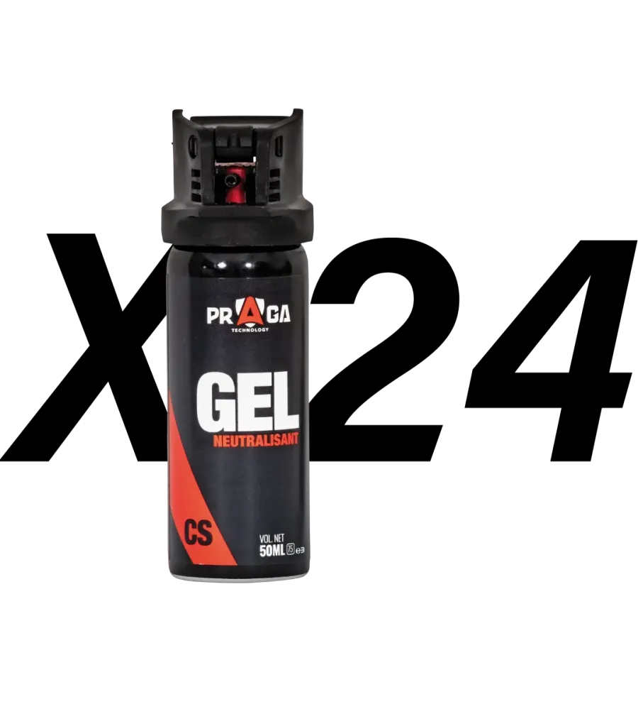 Pack bombes de défense gel CS 50 ml x24 