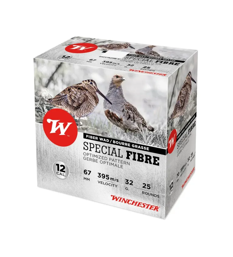 Cartouches Winchester Special Fibre 32 gr - Cal. 12 
