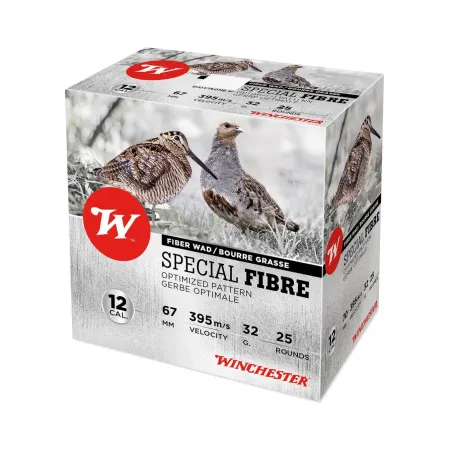 Cartouches Winchester Special Fibre 32 gr - Cal. 12 