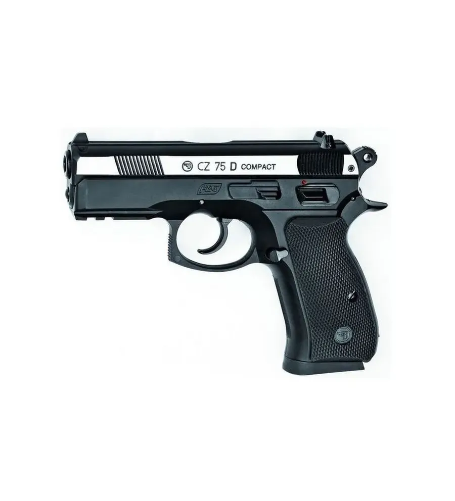 Pistolet CO2 ASG CZ 75D Compact Bicolore Pistolet CO2 ASG CZ 75D Compact Bicolore