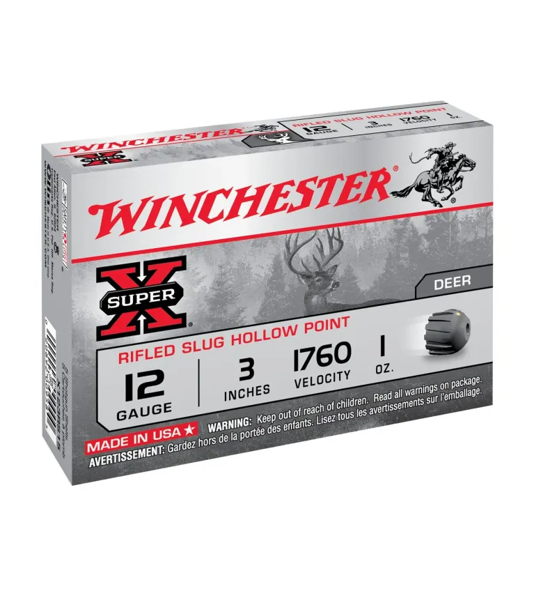 Balles Winchester Winchester Slug Super X Rifled 28 gr - Cal. 12 